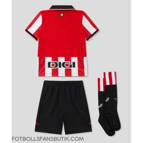 Athletic Bilbao Replika Hemmatröja Barn 2025-26 Kortärmad (+ Korta byxor) Athletic Bilbao Replika Hemmatröja Barn 2025-26 Kortärmad (+ Korta byxor)